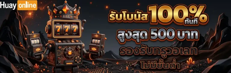 รับโบนัส 100%